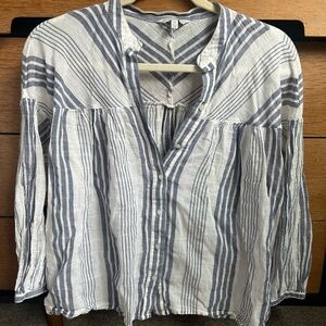 Lucky Brand Striped Button Down Shirt
